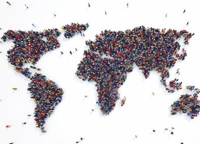 3D rendering of people world